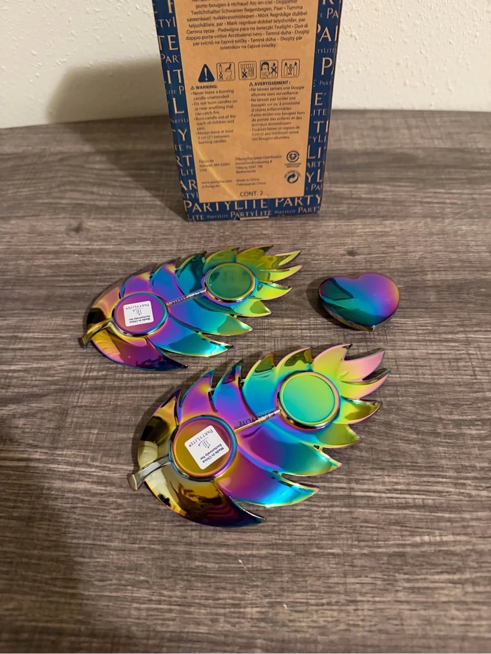 PartyLite beautiful feathered